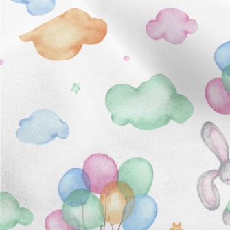 Fairy Balloon Rabbit Micro Fleece