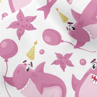 Cute Shark Family Micro Fleece