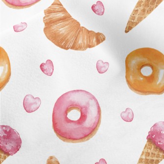 Delicious Ice Cream Horns Micro Fleece