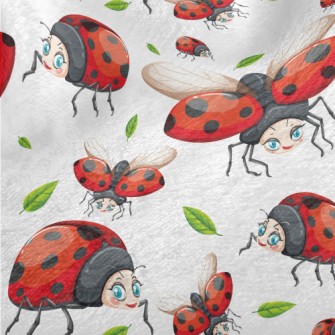 Lively Big-eyed Ladybug Minky