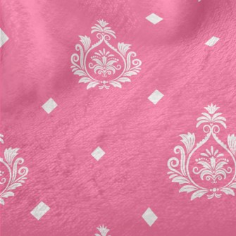 Royal Ornate Flowers Minky