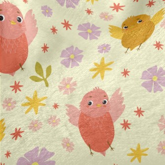 Lively Flying Bird Minky