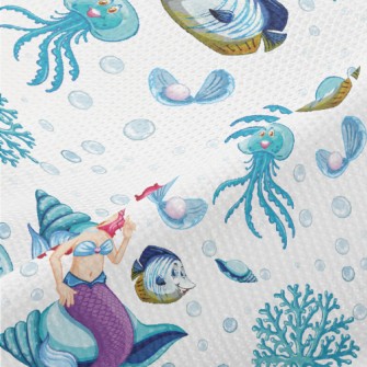 Jellyfish Mermaid Piqué