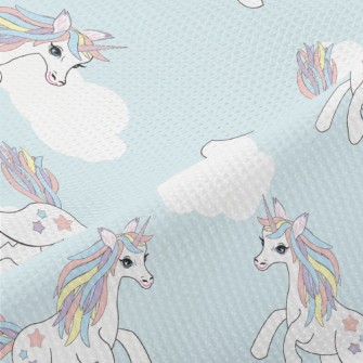 Fantasy Rainbow Unicorn Piqué