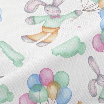 Fairy Balloon Rabbit Piqué