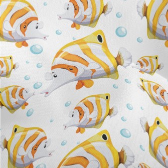 Pout Striped Fish Lightweight Performance Linen