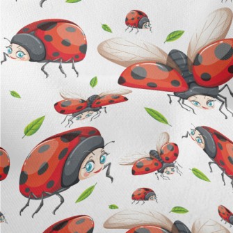 Lively Big-eyed Ladybug Lightweight Performance Linen