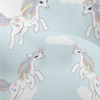 Fantasy Rainbow Unicorn Lightweight Performance Linen