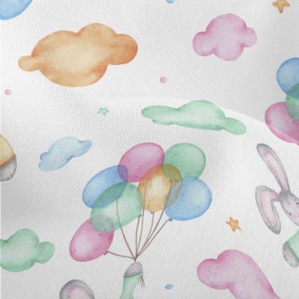 Fairy Balloon Rabbit Lightweight Performance Linen