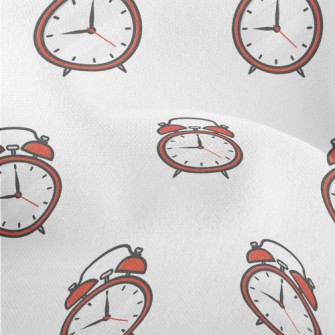 Accurate Time Small Alarm Cloc Lightweight Performance Linen