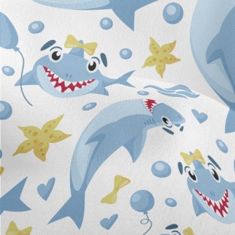 Laughing Great White Shark Lightweight Performance Linen