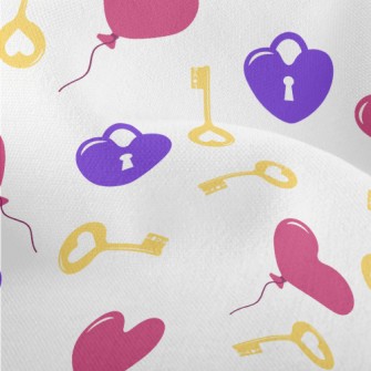 Love Lock Key Lightweight Performance Linen