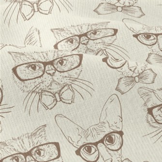 Handsome Cat Wearing Glasses Modern Jersey