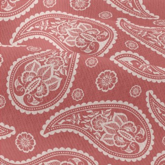 Warm Paisley Flower Modern Jersey