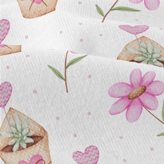 Love Succulent Potted Plant Modern Jersey