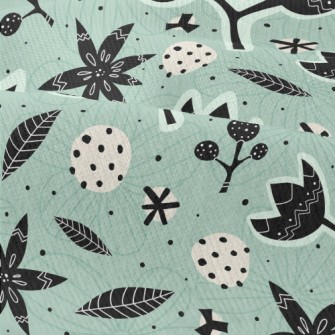 Psychedelic Totem Flowers Modern Jersey