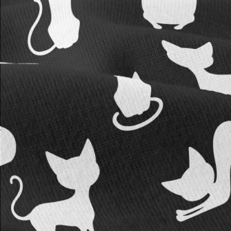 Lazy Cat Silhouette Modern Jersey