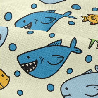 Funny Open Mouth Shark Modern Jersey