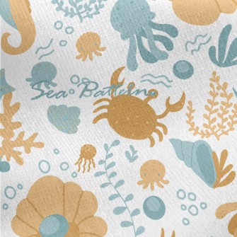 Lovely Underwater World Jersey Backed Fleece