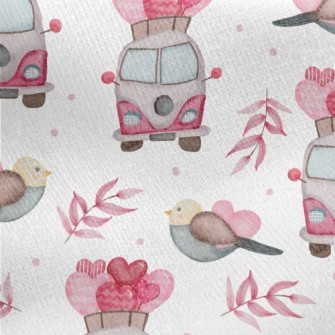Love Gift Home Delivery Car Jersey Backed Fleece