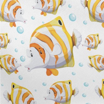 Pout Striped Fish Pongee