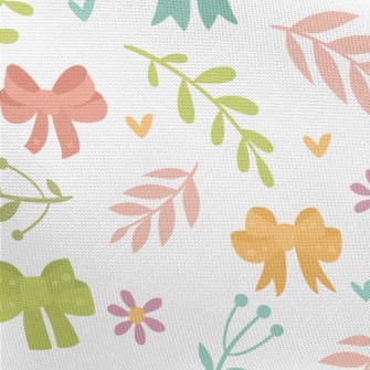 Butterfly Flower World Pongee