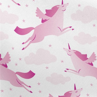 Elegant Flying Unicorn Pongee