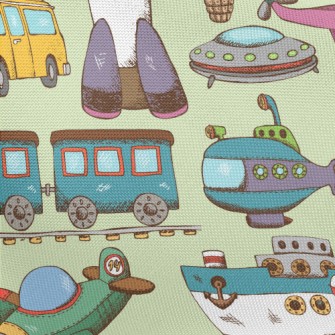 Sea, Land And Air Transportati Pongee