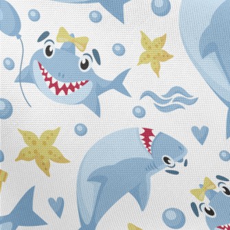 Laughing Great White Shark Pongee