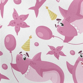 Cute Shark Family Pongee