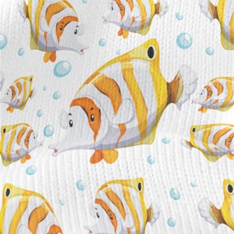 Pout Striped Fish Stretch Jersey