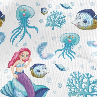 Jellyfish Mermaid Stretch Jersey