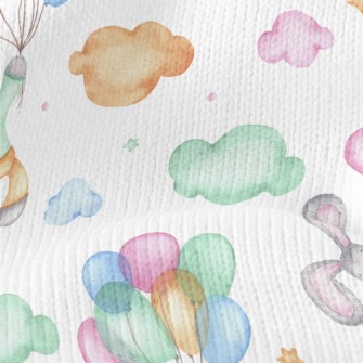 Fairy Balloon Rabbit Stretch Jersey