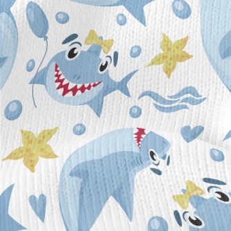 Laughing Great White Shark Stretch Jersey