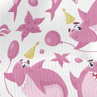 Cute Shark Family Stretch Jersey