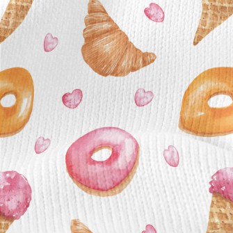 Delicious Ice Cream Horns Stretch Jersey