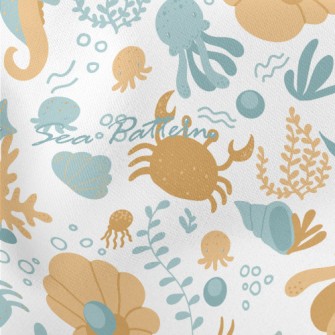 Lovely Underwater World Lightweight Cotton Poplin
