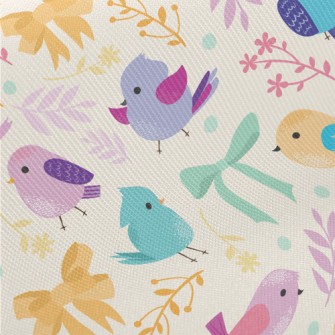 Gentle Bow Bird Midweight Cotton Poplin