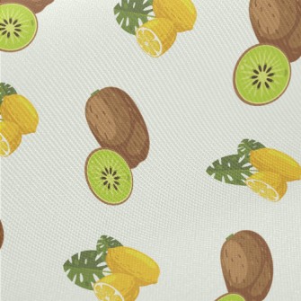 Kiwi And Lemon Midweight Cotton Poplin