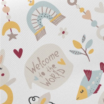 Welcome Baby Bedside Toys Midweight Cotton Poplin