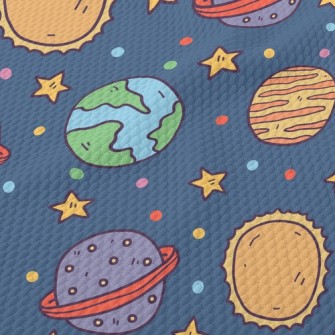 Sun Stars Asteroids Birdseye Piqué