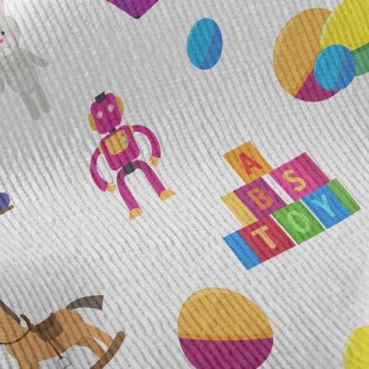Colorful Playroom Toys Standard Corduroy