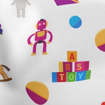 Colorful Playroom Toys Stretch Ponte