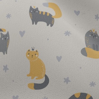 Cat King And Queen Chiffon