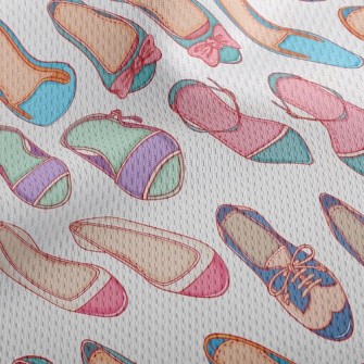 Elegant Shoes Sandals Athletic Mesh Flat Back