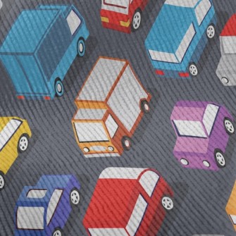 Crowded Cars On The Road Standard Corduroy