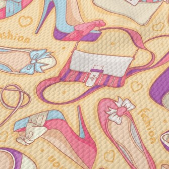 Elegant Women's Bag High H Birdseye Piqué