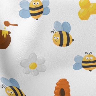 Industrious Bees Collecting Ne Stretch Ponte