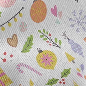 Warm Christmas Tree Charm Standard Corduroy