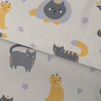 Cat King And Queen Waterproof Oxford